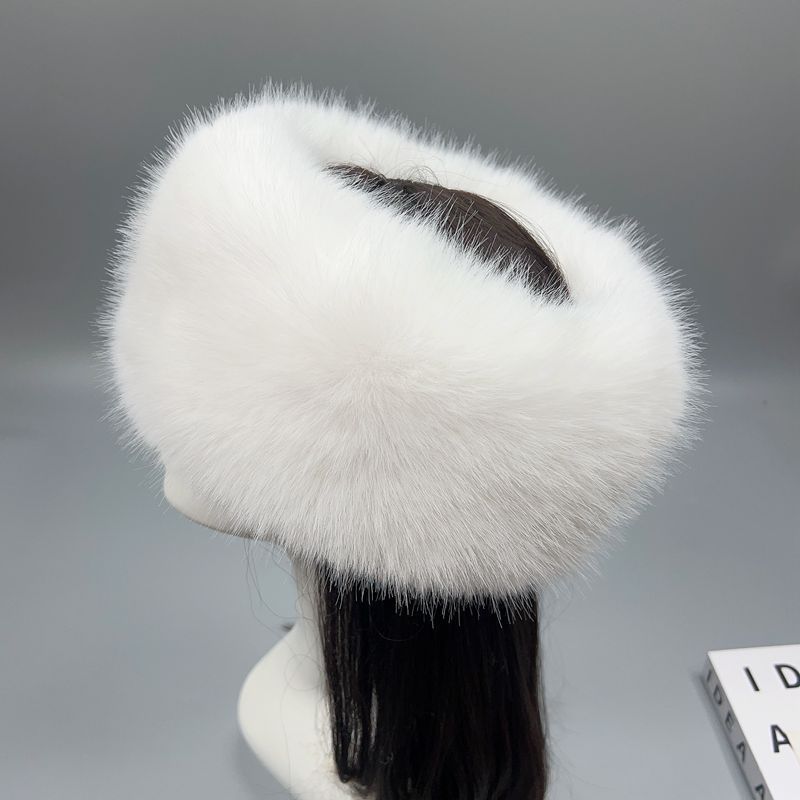 Antique White Without Top Ethnic Style Hat